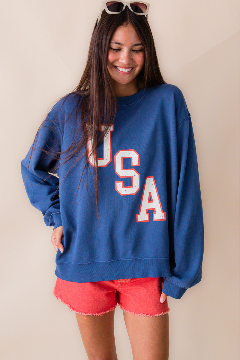 Americana Boyfriend Sweatshirt