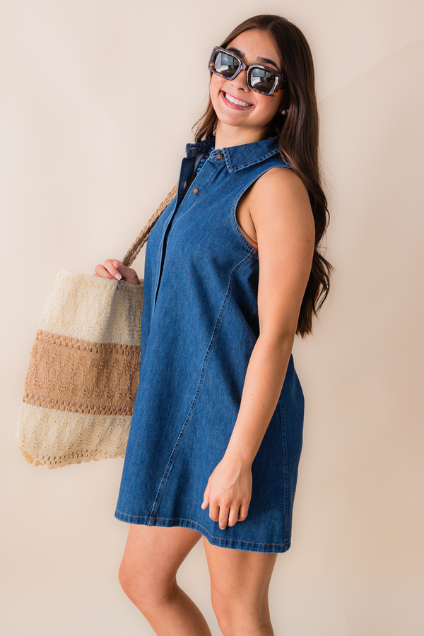 New Day Denim Mini Dress