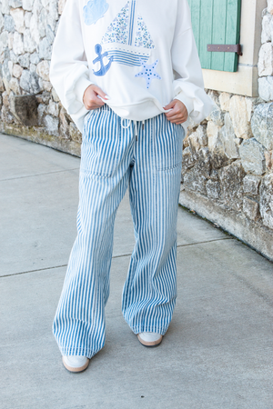 Tiana Wide Leg Pull On Pant