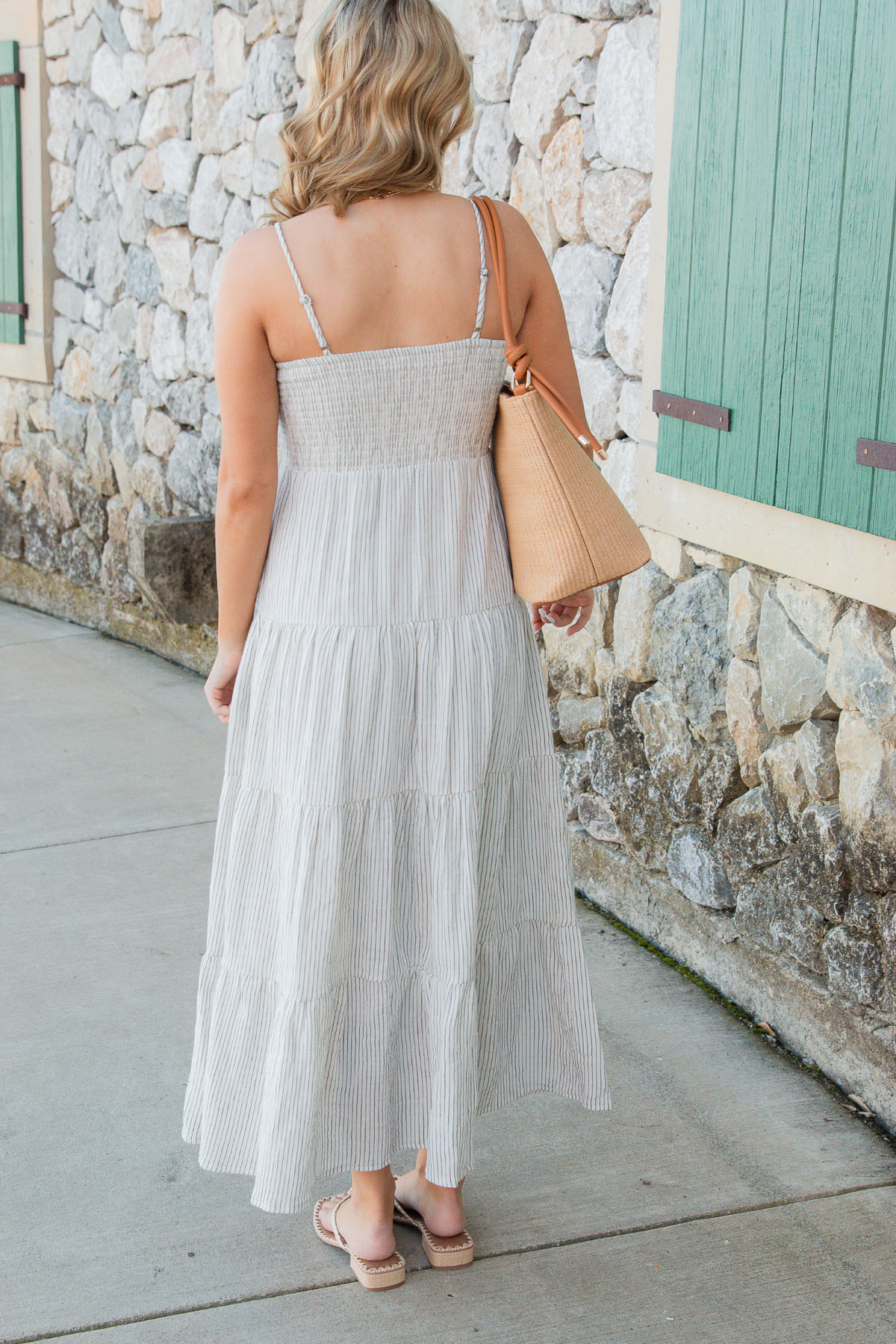 Balos Stiped Maxi Dress