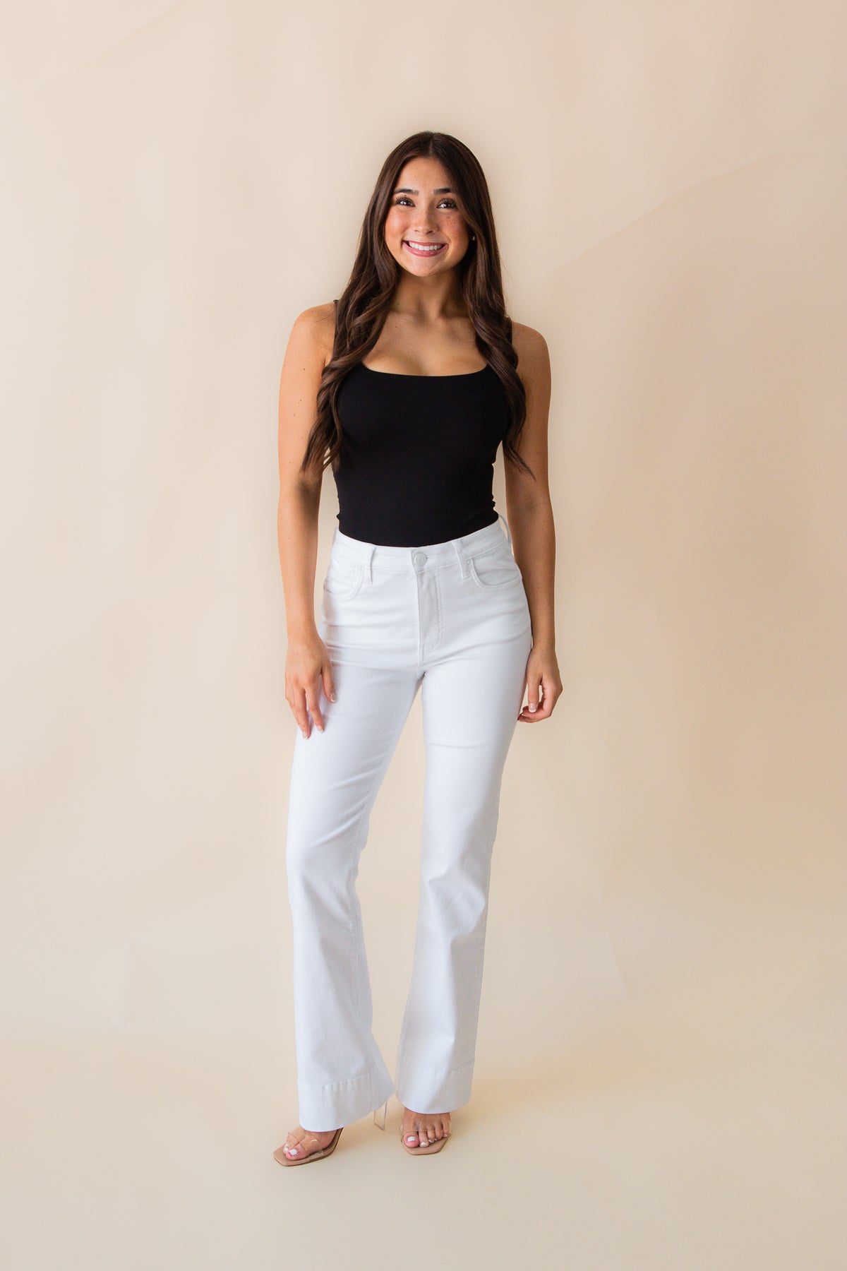 Stella HR Flare BK Darts Wide Hem