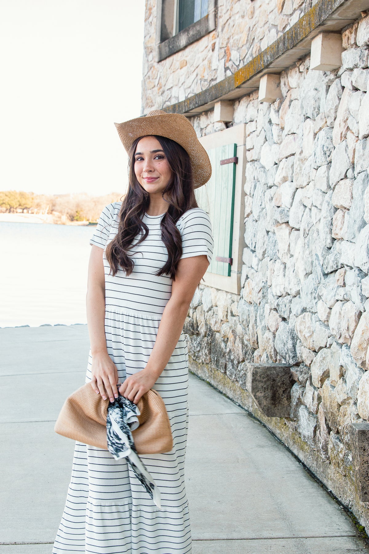 Ashby Tiered Stripe Dress