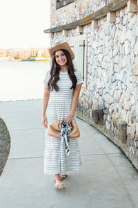 Ashby Tiered Stripe Dress