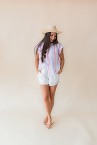 Mabel Tencel Frayed Short