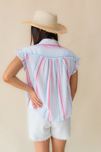 Roseville Ruffle Dolman Shirt