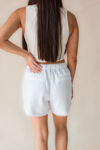 Mabel Tencel Frayed Short