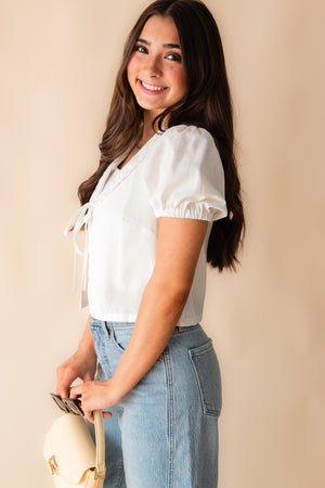 Grace Tie-Bow Blouse