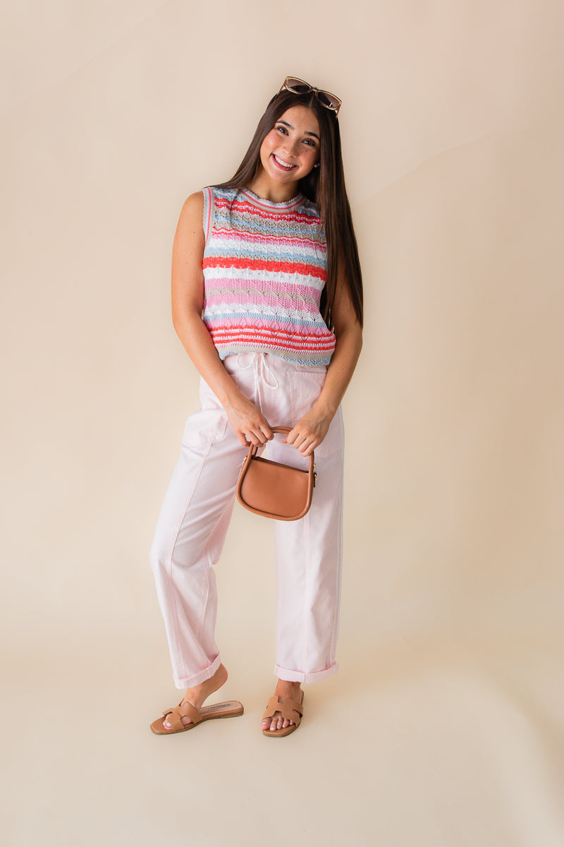 Dale Stripe Sweater Tank