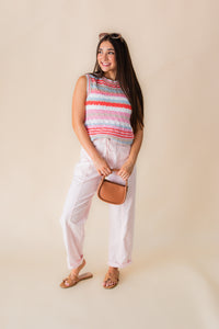 Villa Pant Barrel W Sport Stripe