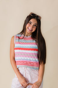 Dale Stripe Sweater Tank