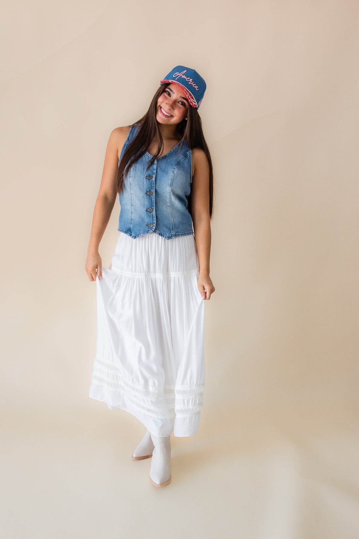 Landen Denim Vest