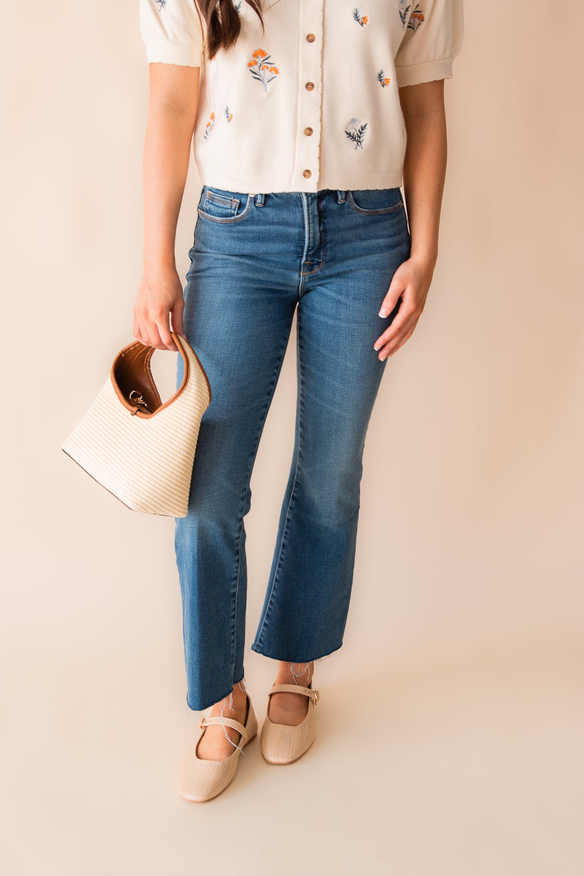 GA Cropped Mini Boot Jeans