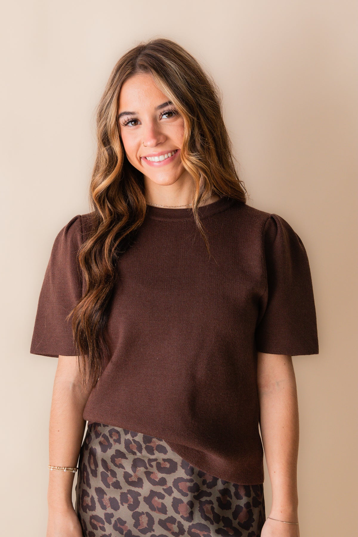 Poppy Puff Sleeve Top