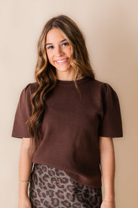 Poppy Puff Sleeve Top