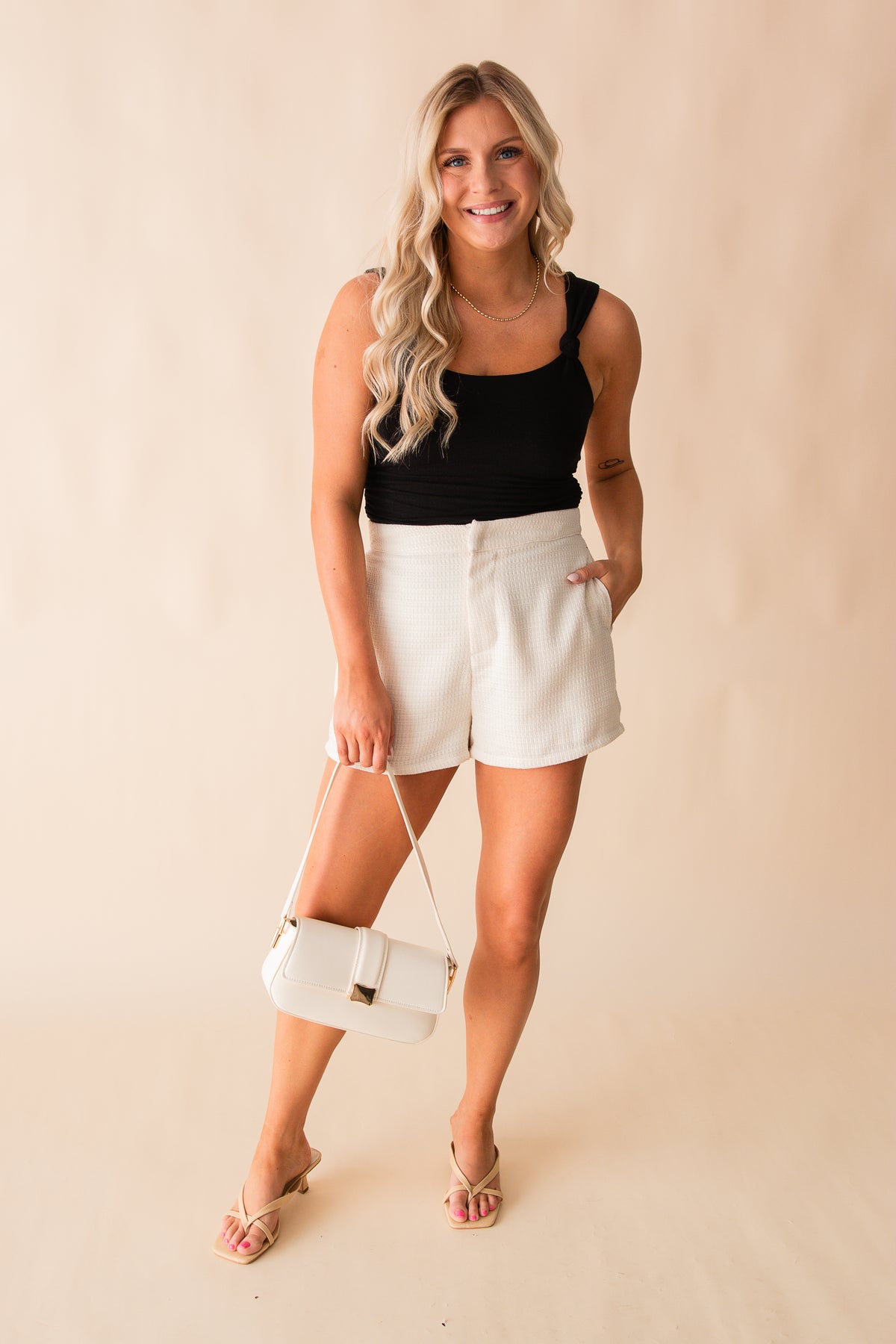 Statuesque Twisted Strap Tank