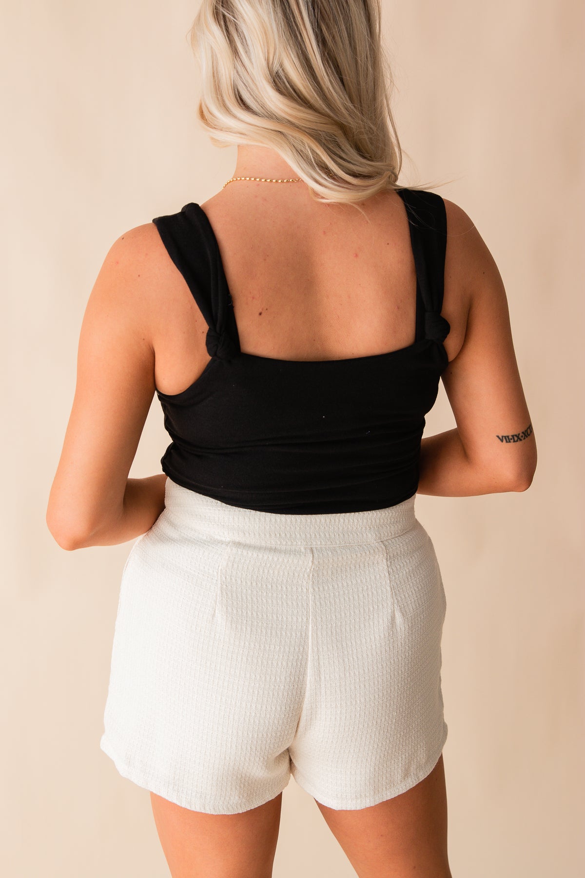 Statuesque Twisted Strap Tank