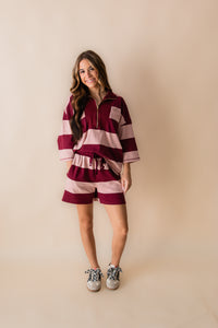 Easy Going Stripe Shorts