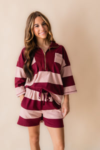 Easy Going Stripe Shorts