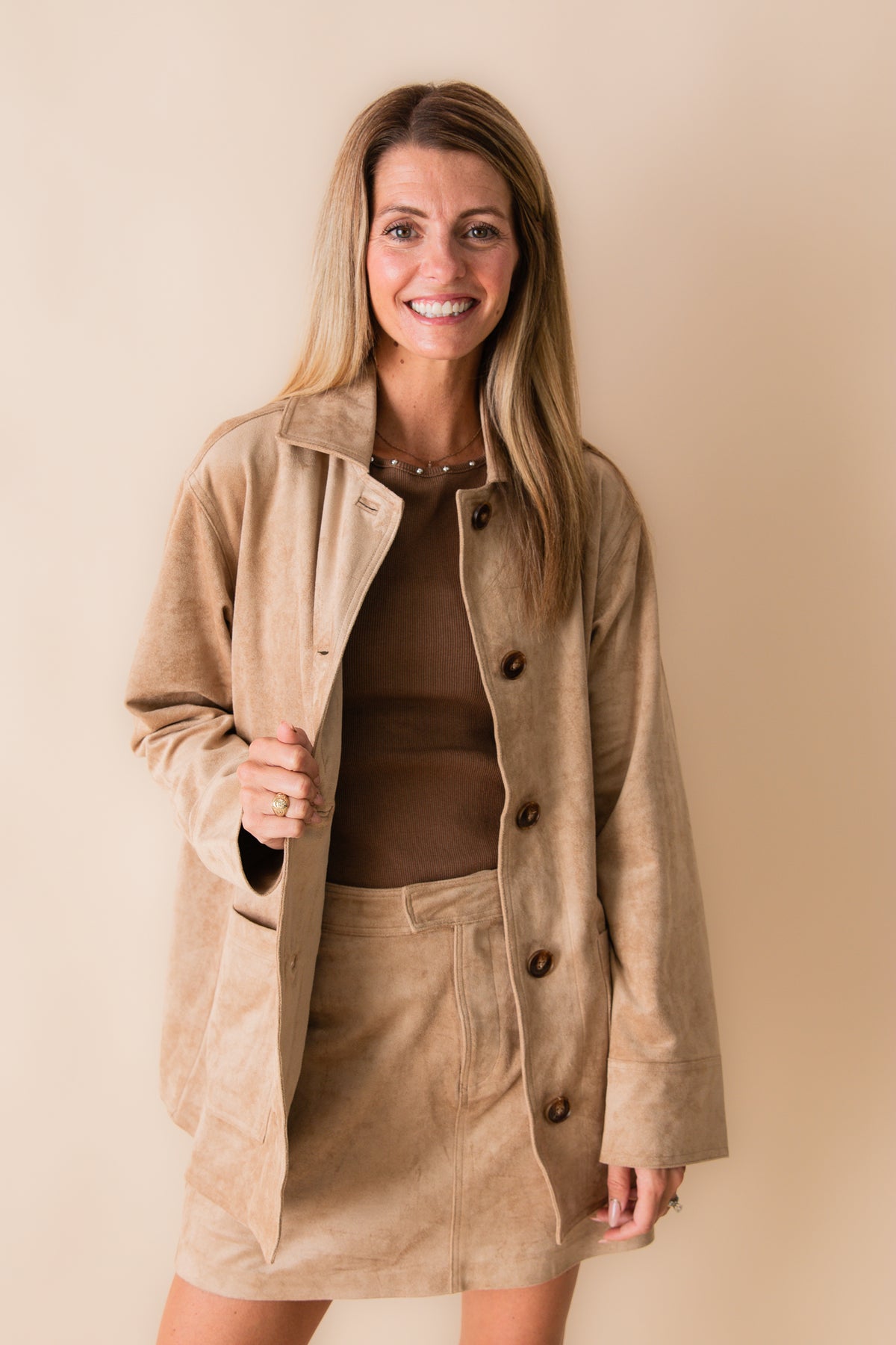 Decker Suede Chore Coat
