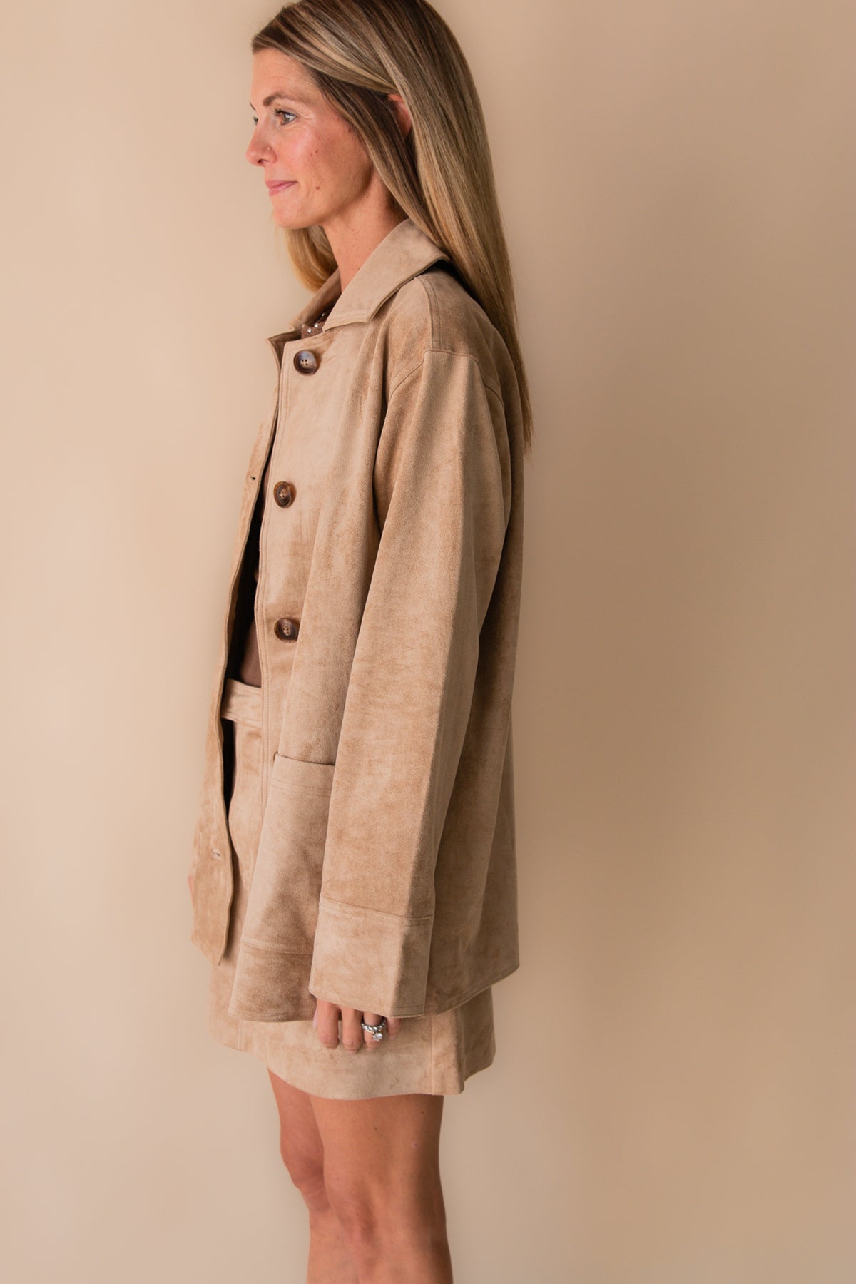 Decker Suede Chore Coat