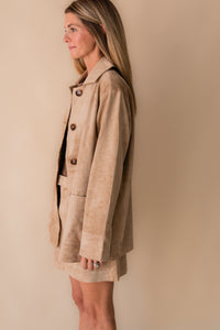 Decker Suede Chore Coat