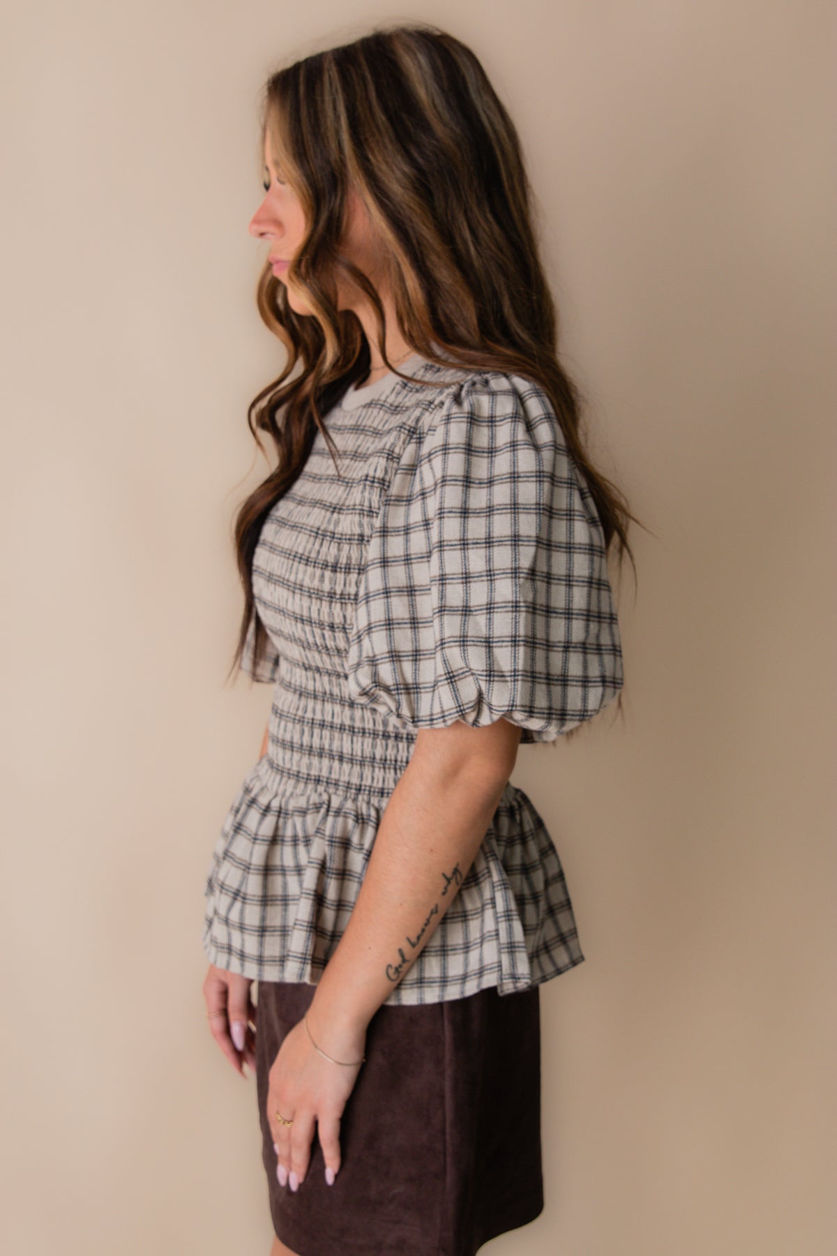 Ruthie Peplum Top