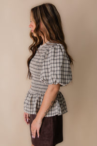 Ruthie Peplum Top