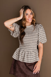 Ruthie Peplum Top