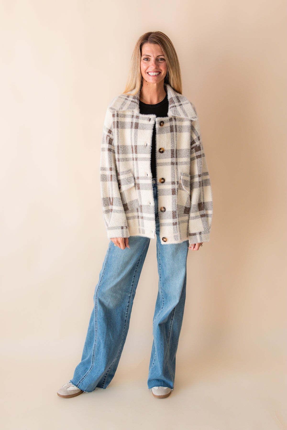 Lola Plaid Coat