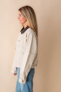 Rey Cropped Chore Jacket