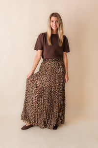 Sophisticated A Line Midi Skirt