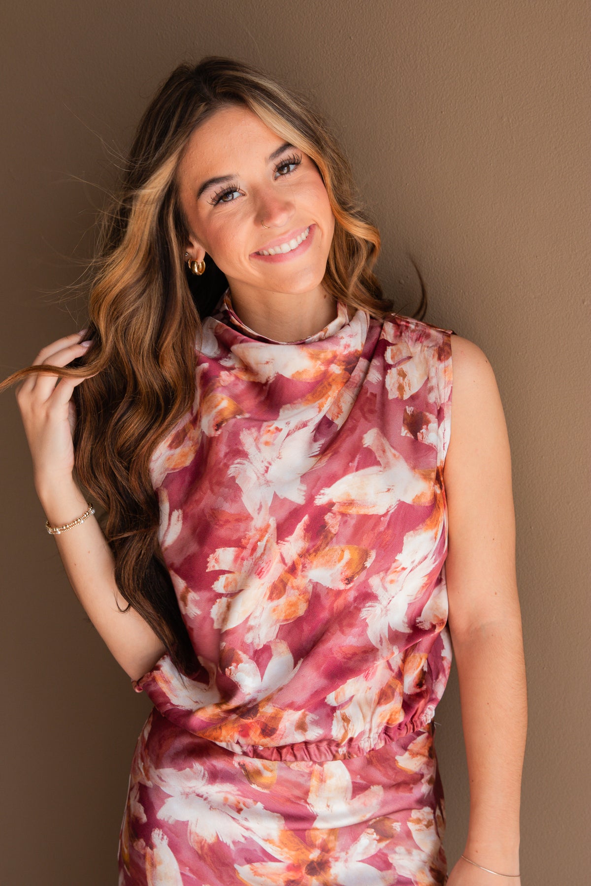 Linny Floral Top