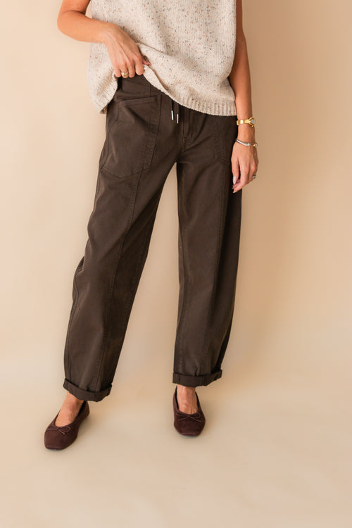 Villa Drawstring Barrel Pant