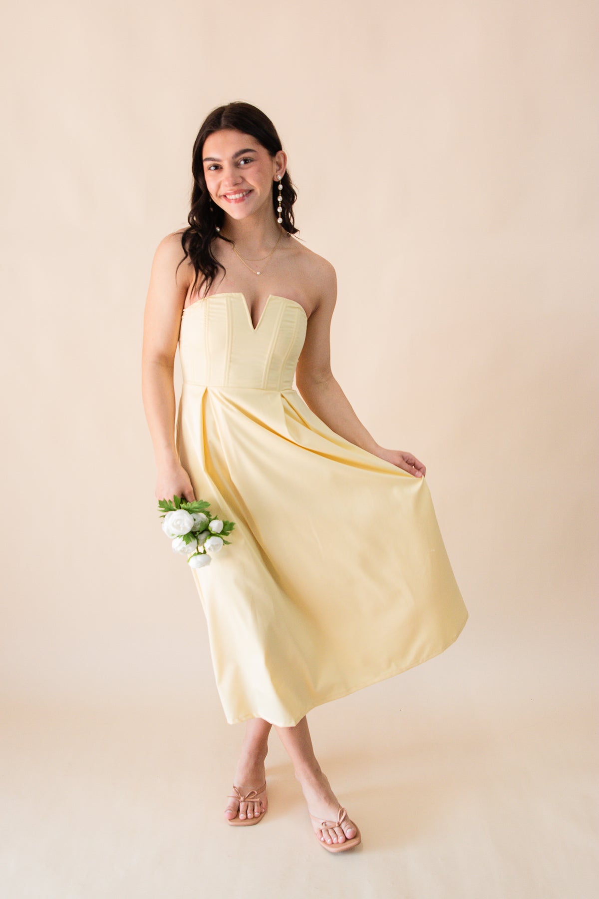 Zae V-wire Modal Blend Midi Dress