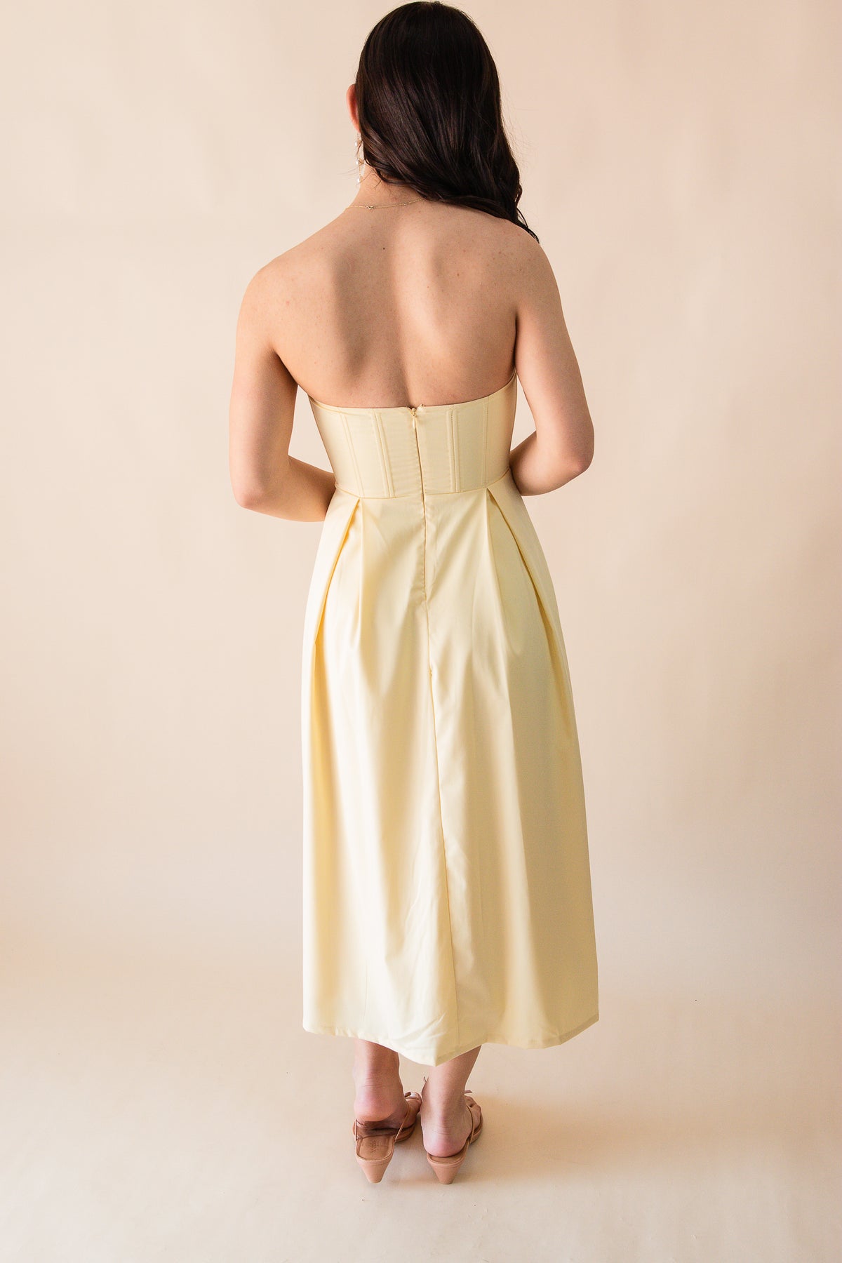 Zae V-wire Modal Blend Midi Dress