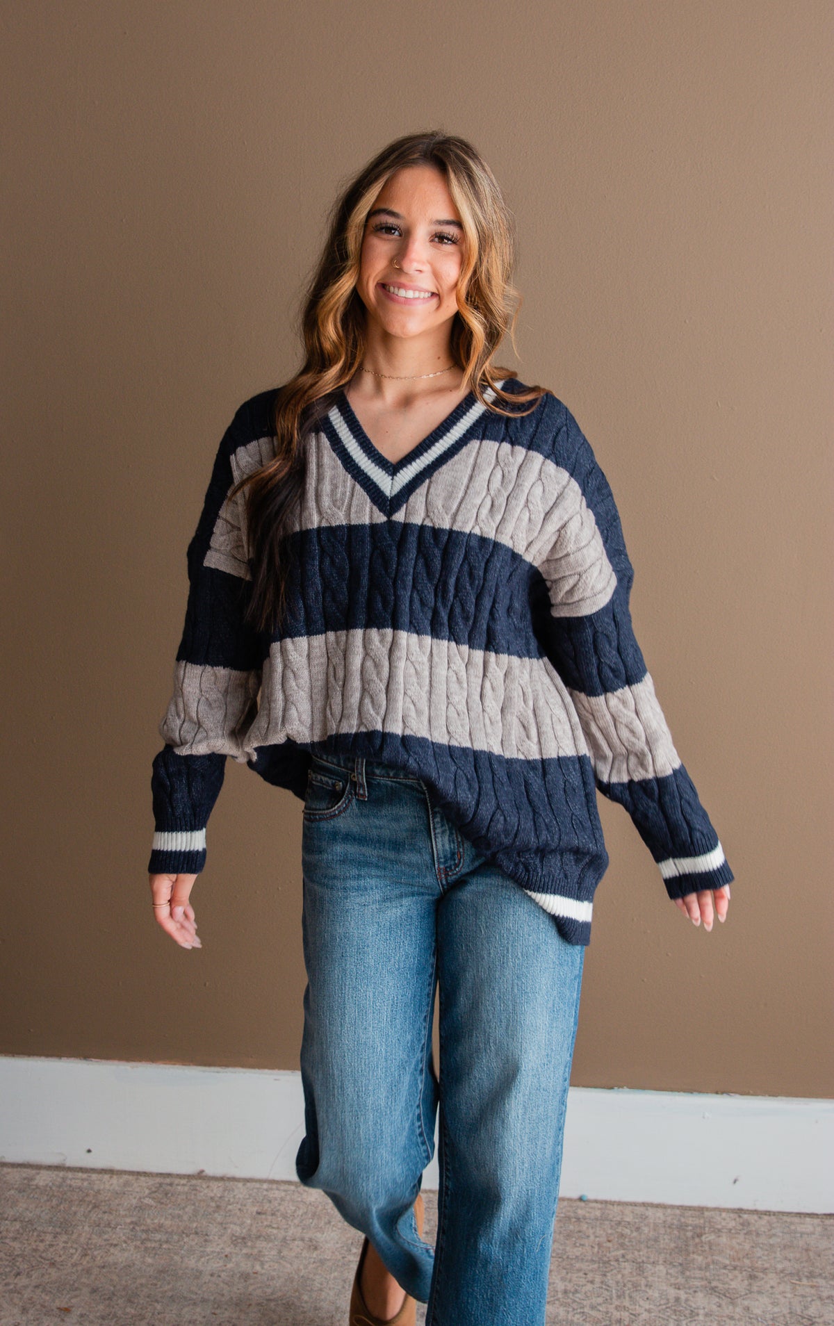Edinborough V Neck Sweater
