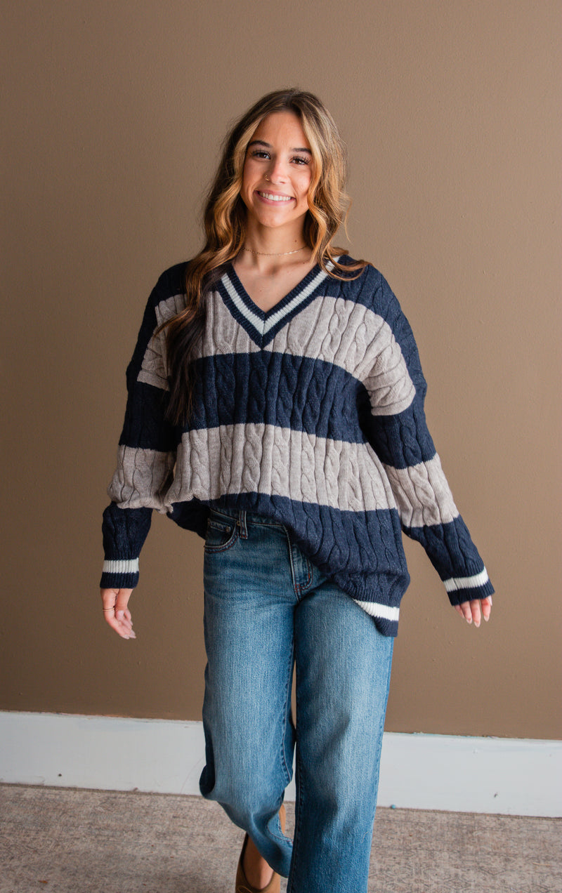 Edinborough V Neck Sweater