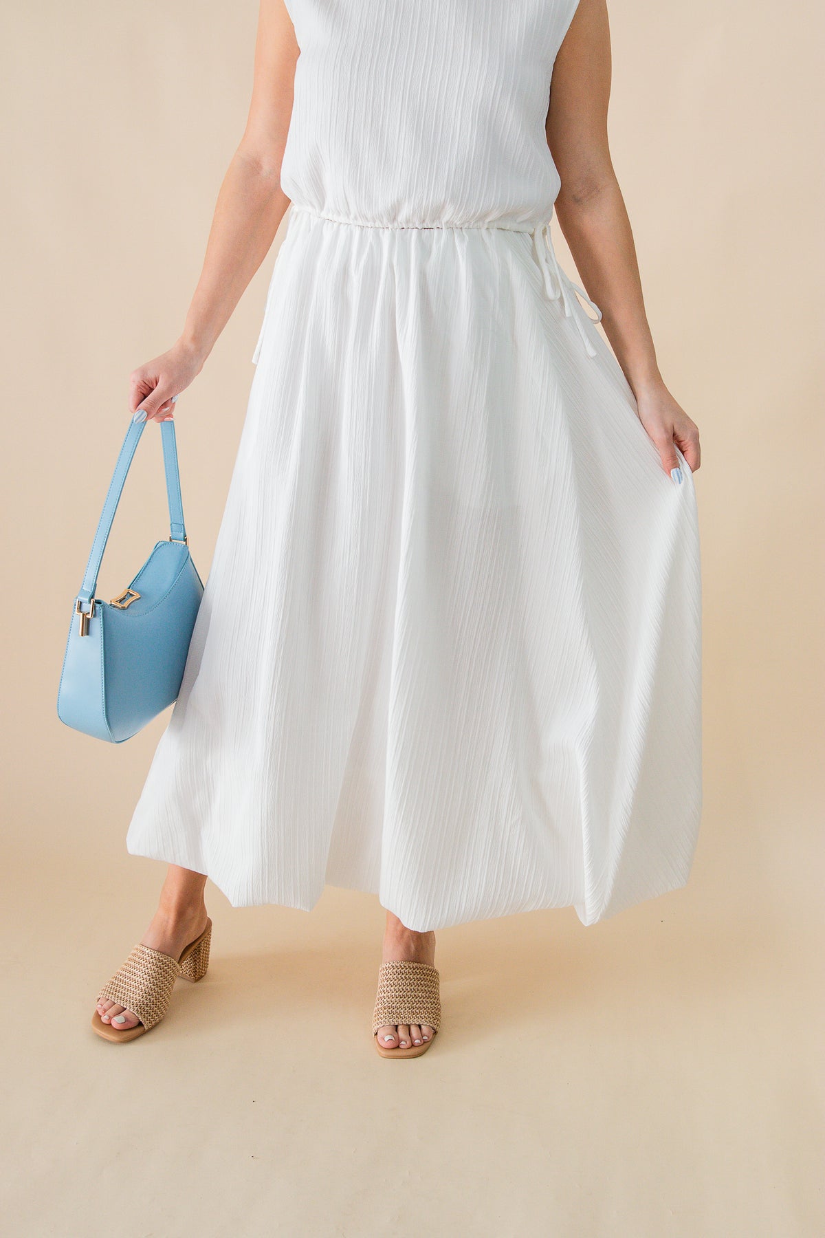 Deja Vu Bubble Maxi Skirt