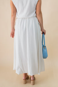 Deja Vu Bubble Maxi Skirt