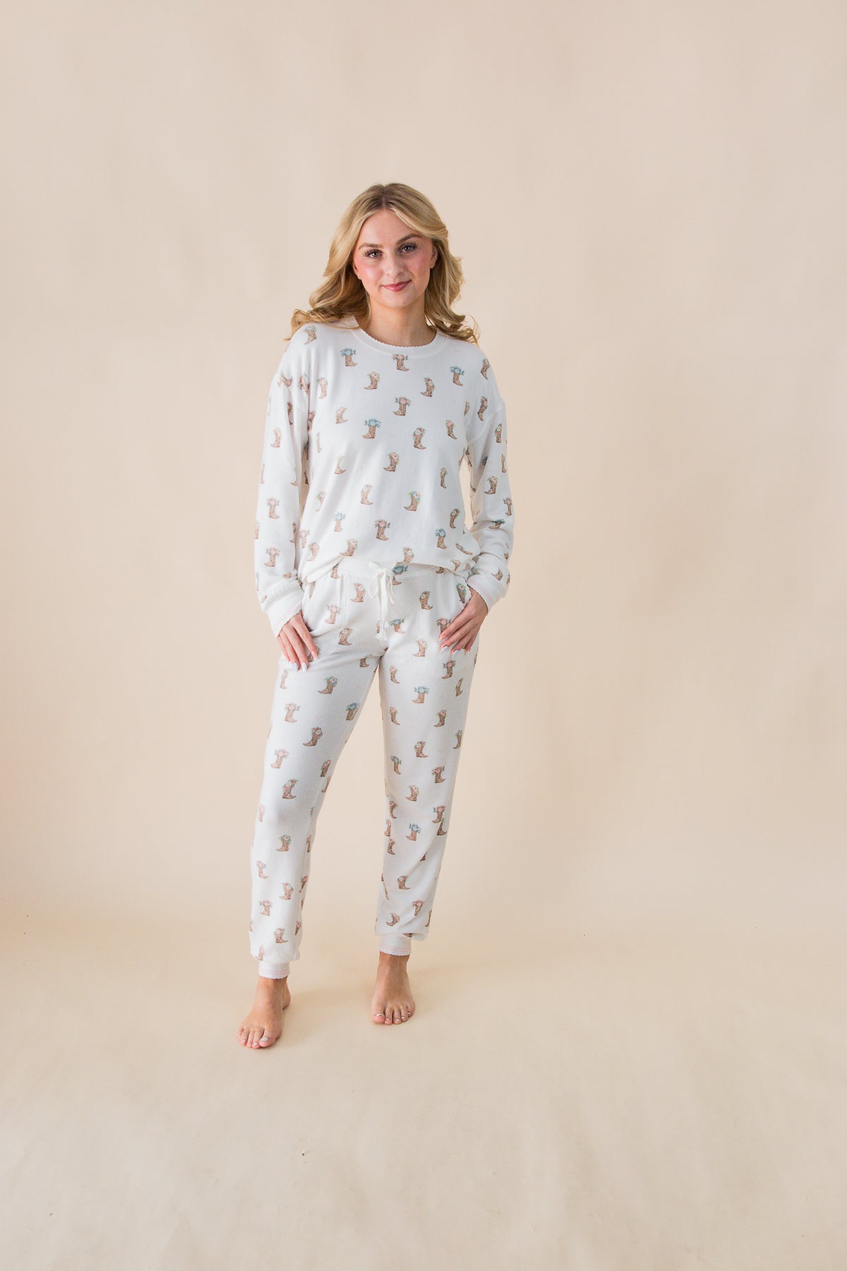 L/S Western Blooms