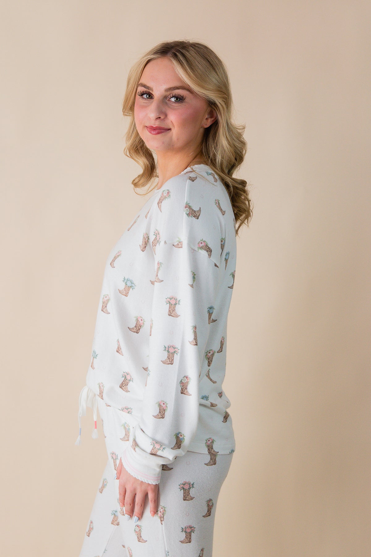 L/S Western Blooms