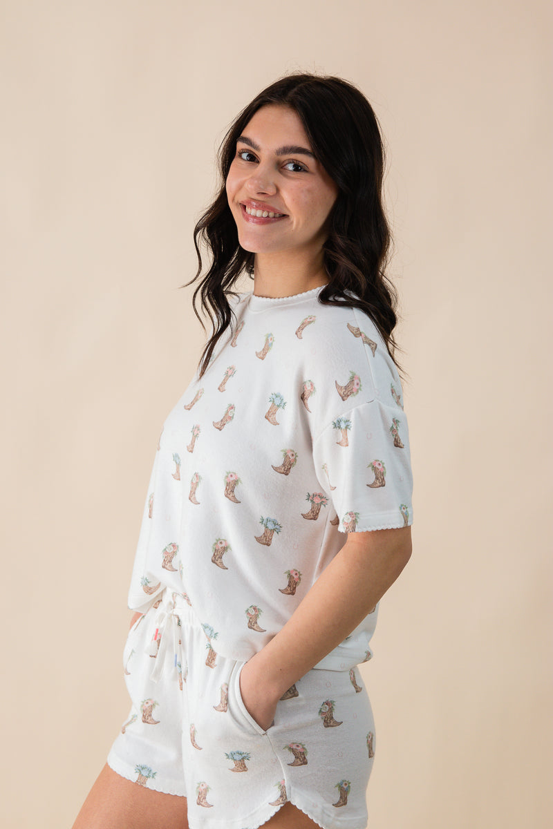 S/S Tee Western Bloom