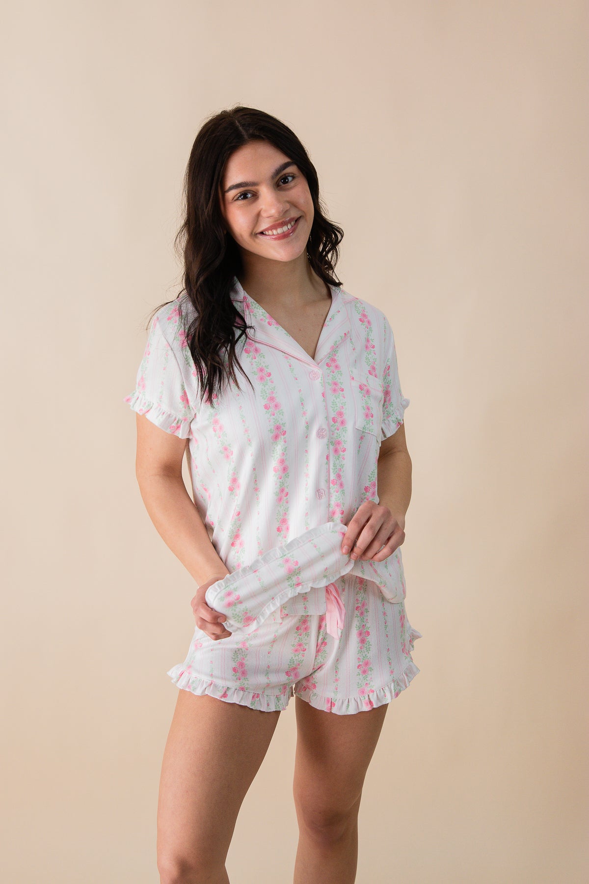 Pj Set Roses Are Pink