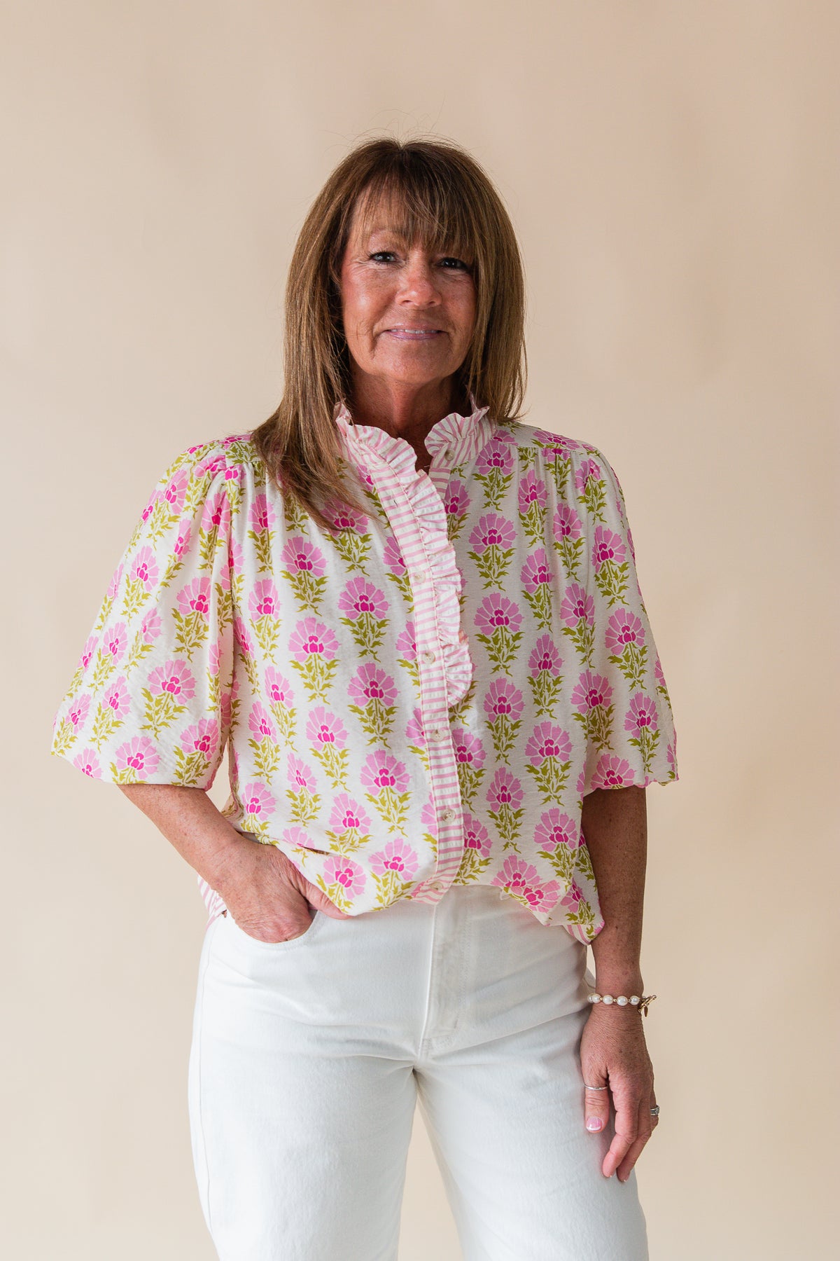 Bella Bubble Sleeve Top