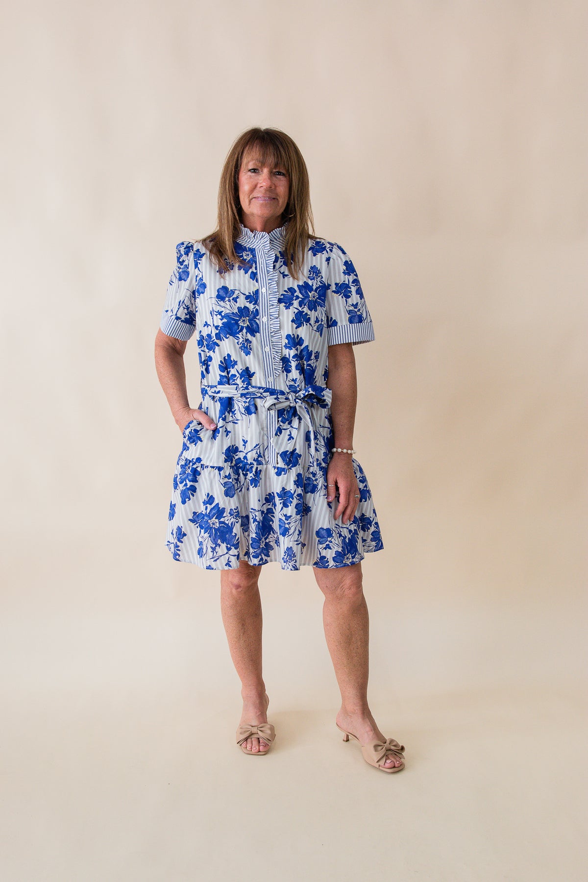 Brittney Ruffle Mini Dress