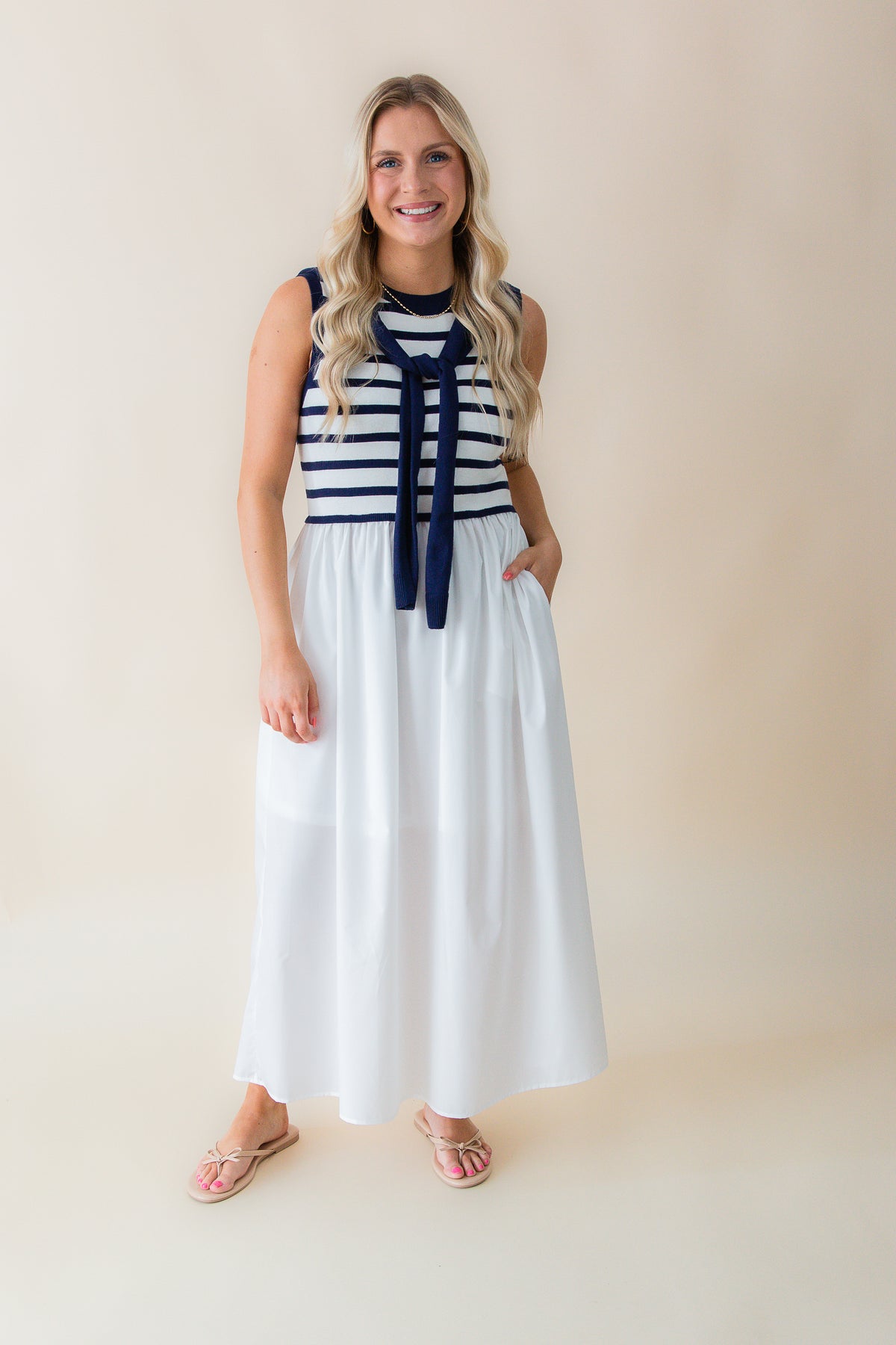 ellie maxi dress in dusk blue The Ellie Maxi Nap Dress main image 0