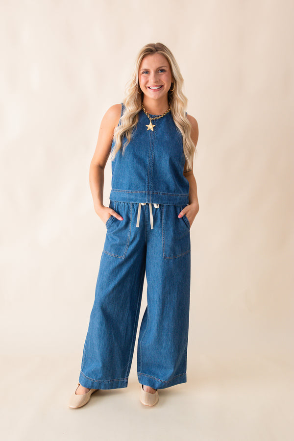 Daycation Denim Utility Pant