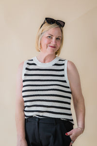 Iris Stripe Sweater Tank