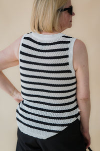 Iris Stripe Sweater Tank