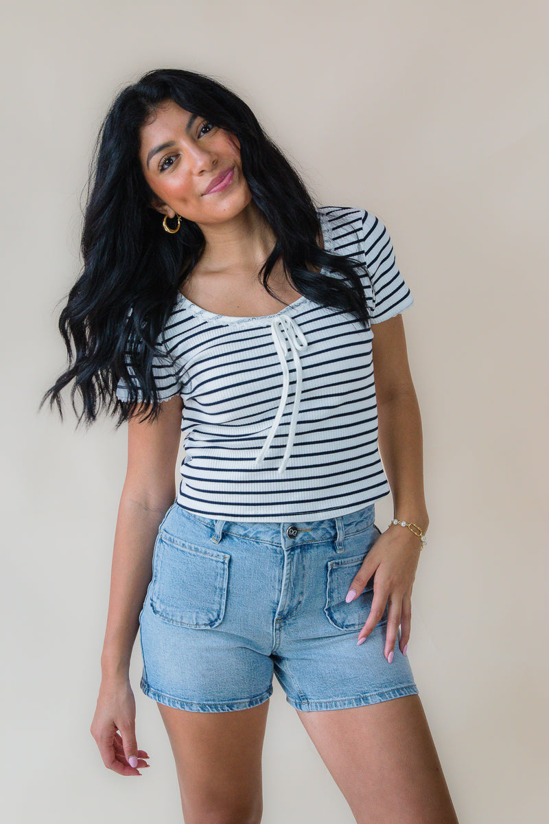 Dejavu Stripe Tee